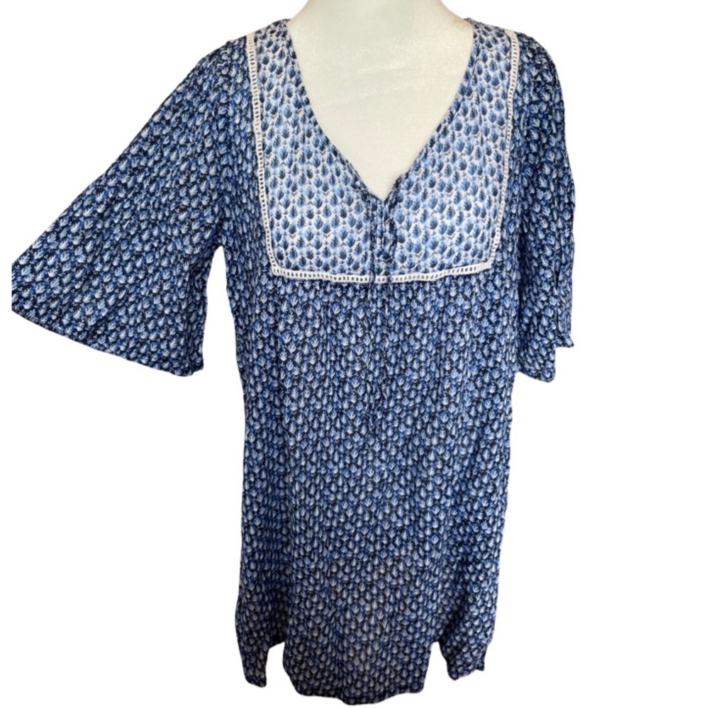 H&M cotton patterned tunic top 2